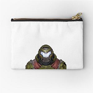 Doom Slayer from Doom Eternal Artwork Zipper Pouch