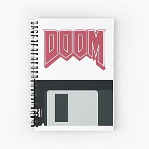 Doom Disk in Red Spiral Notebook