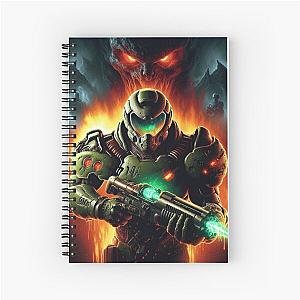 Doom Slayer with B.F.G. Spiral Notebook