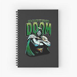 Fantastic Four Doctor Doom black Spiral Notebook