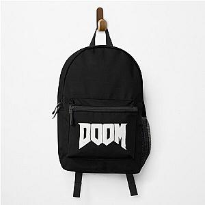 Logo White Backpack