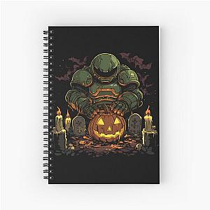 Halloween Doomguy Spiral Notebook