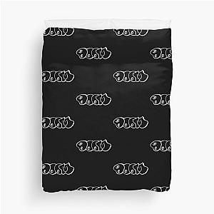 white MF logo Duvet Cover