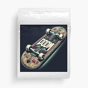 Doom Skateboard  Duvet Cover