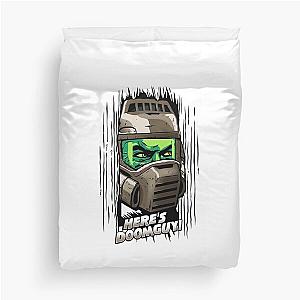 Here's Doomguy Duvet Cover