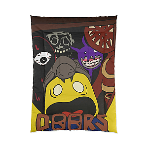 Doors Roblox Horror Game Comforter Blanket ET1603