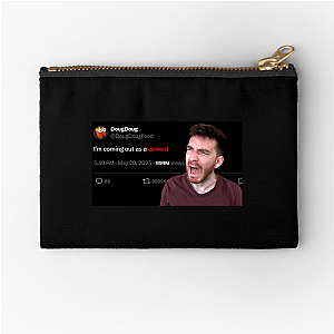 DougDoug Gaming Reimagined Doug Doug Zipper Pouches