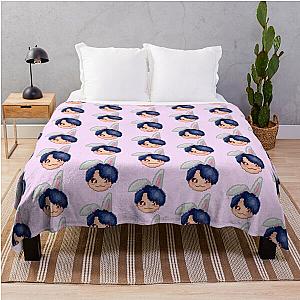 NCT Doyoung Bunny Pixel Throw Blanket