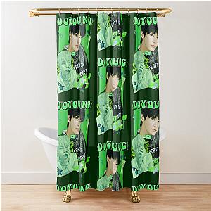 NCT 127 Doyoung: Neon Green Vibe Shower Curtain