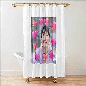 NCT 127 Doyoung Heart Shower Curtain