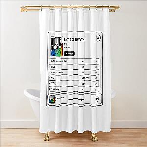 Kpop NCT Boss Members Shower Curtain