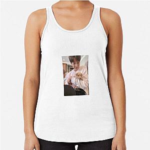 Do Young Puppy Racerback Tank Top