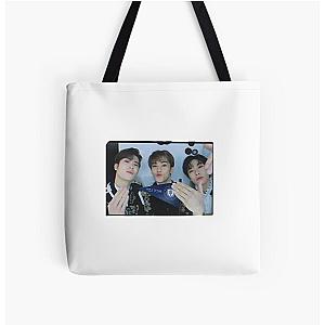 NCT Doyoung, Jaehyun and Mark All Over Print Tote Bag