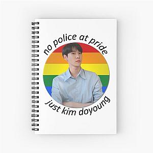 no police at pride just doyoung Spiral Notebook