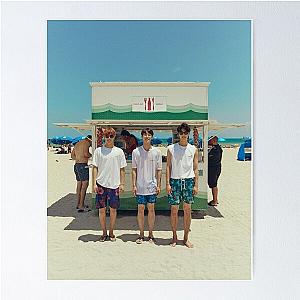 Haechan, Doyoung and Johnny NCT 127 in Miami Poster