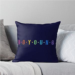 Doyoung colorful Throw Pillow