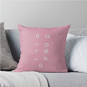 NCT Typography Doyoung Throw Pillow