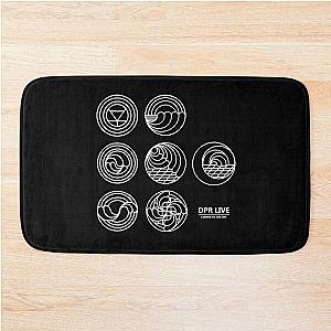 of DPR Coming To You Live Symbols (White) Bath Mat