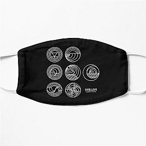 of DPR Coming To You Live Symbols (White) Flat Mask