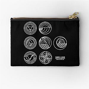 of DPR Coming To You Live Symbols (White) Zipper Pouch