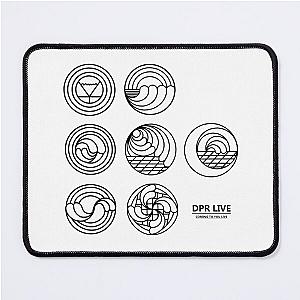 DPR Coming To You Live Symbols (Black) Mouse Pad