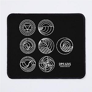 of DPR Coming To You Live Symbols (White) Mouse Pad