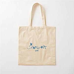 DPR IAN scaredy cat art Cotton Tote Bag