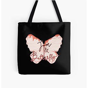 DPR Live Jam and Butterfly All Over Print Tote Bag