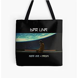 DPR LIVE Kiss Me + Neon All Over Print Tote Bag