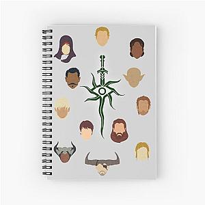 dragon age: the inquisition's circle Spiral Notebook