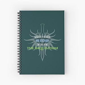 The Inquisition - Dragon Age Typography Spiral Notebook