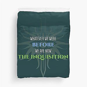 The Inquisition - Dragon Age Typography Duvet Cover