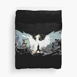 Minimalist Dragon Inquisition - Age Gaming Gamer Edit Vector  Duvet Cover