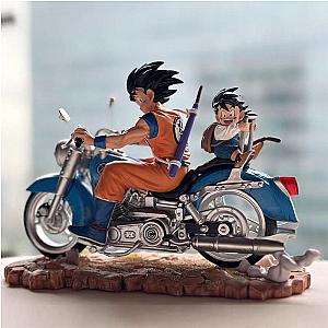 15cm Son Goku Son Gohan Motorcycle Action Figures Toys