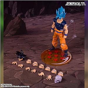 15cm Goku Dragon Ball Blue Fighter Goku Action Figure Toy