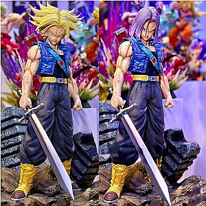 28cm Trunks Anime Dragon Ball Z Action Figures Model Toys