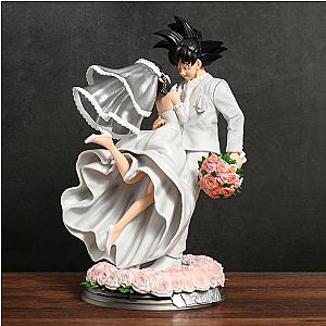 31cm Son Goku & Chichi Wedding Dragon Ball Z Figure Model Toy