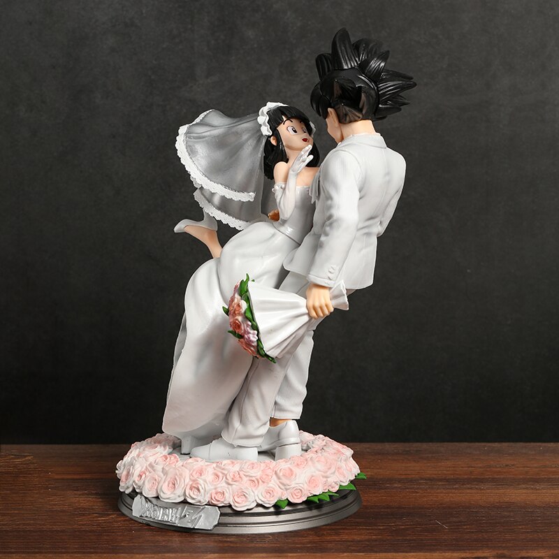 31cm Son Goku & Chichi Wedding Dragon Ball Z Figure Model Toy | Dragon ...