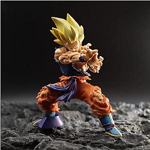 15.5CM Goku Dragon Ball Battle Damage Shockwave Action Figure Collection Model Toy