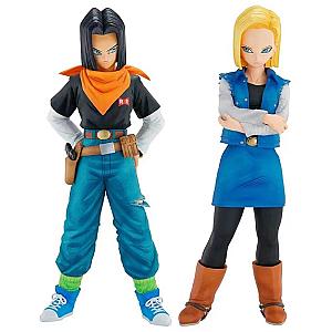 24CM Android 17 18 Dragon Ball Z Action Figures Collection Model Toys