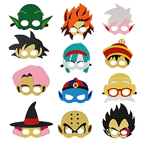 Dragon Ball Characters Cosplay Felt Eye Mask