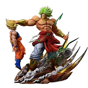 Dragon Ball Broly Broli VS Goku Super Saiyan Action Figures Toys