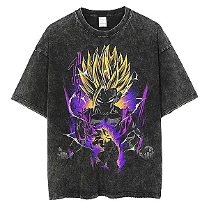 Anime Dragon Ball Characters Print Graphic T-Shirt