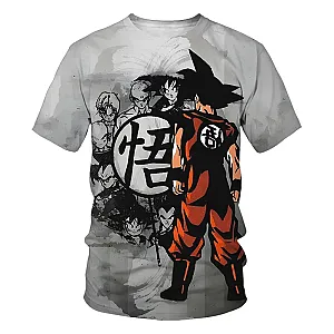 Dragon Ball Goku Anime Super Saiyan Oversized T-shirt