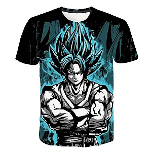 Dragon Ball Goku Vegeta Cosplay Anime 3D Print T-shirts