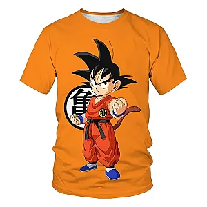 Dragon Ball Z Anime Son Goku Super Saiyan 3D Print T-shirts