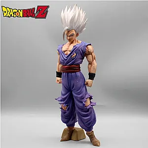 Anime Dragon Ball Z Super GK Great White God Beast Gohan Goku Saiyan Figure Toys