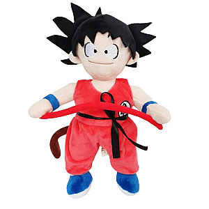 28cm Red Goku Anime Dragon Ball Stuffed Toy Plush