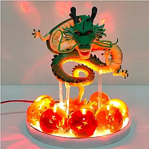 Bandai Dragon Ball Z Anime Shenlong Action Figures Night Lights Toys