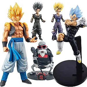 Dragon Ball Z Super Saiyan Broli Goku Gogeta Gohan Anime Action Figure Toy